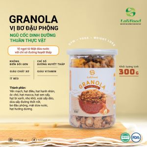 Granola vị bơ đậu phộng 300g